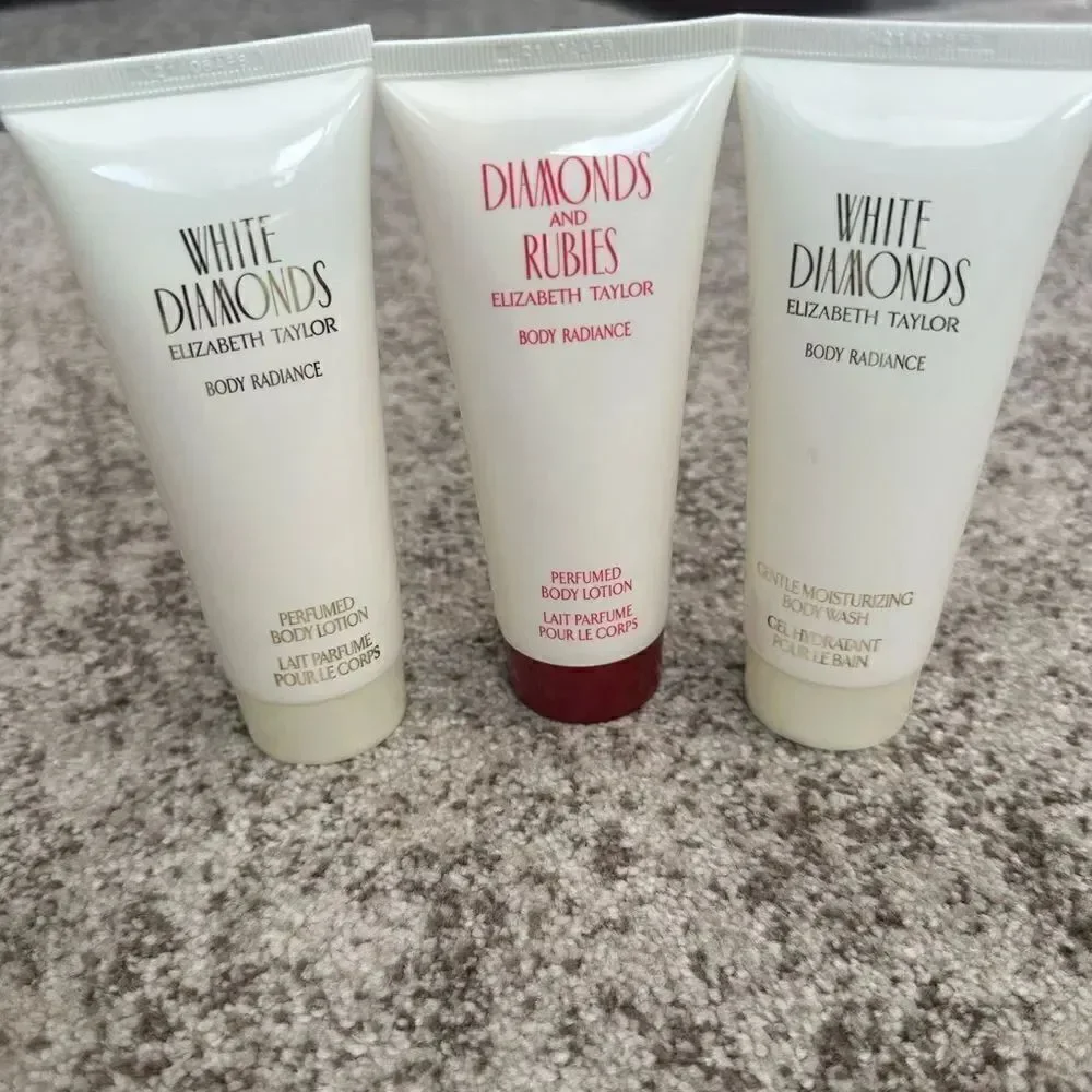 White & Ruby Diamonds 3 Body Lotion Bundle 3.3oz each
