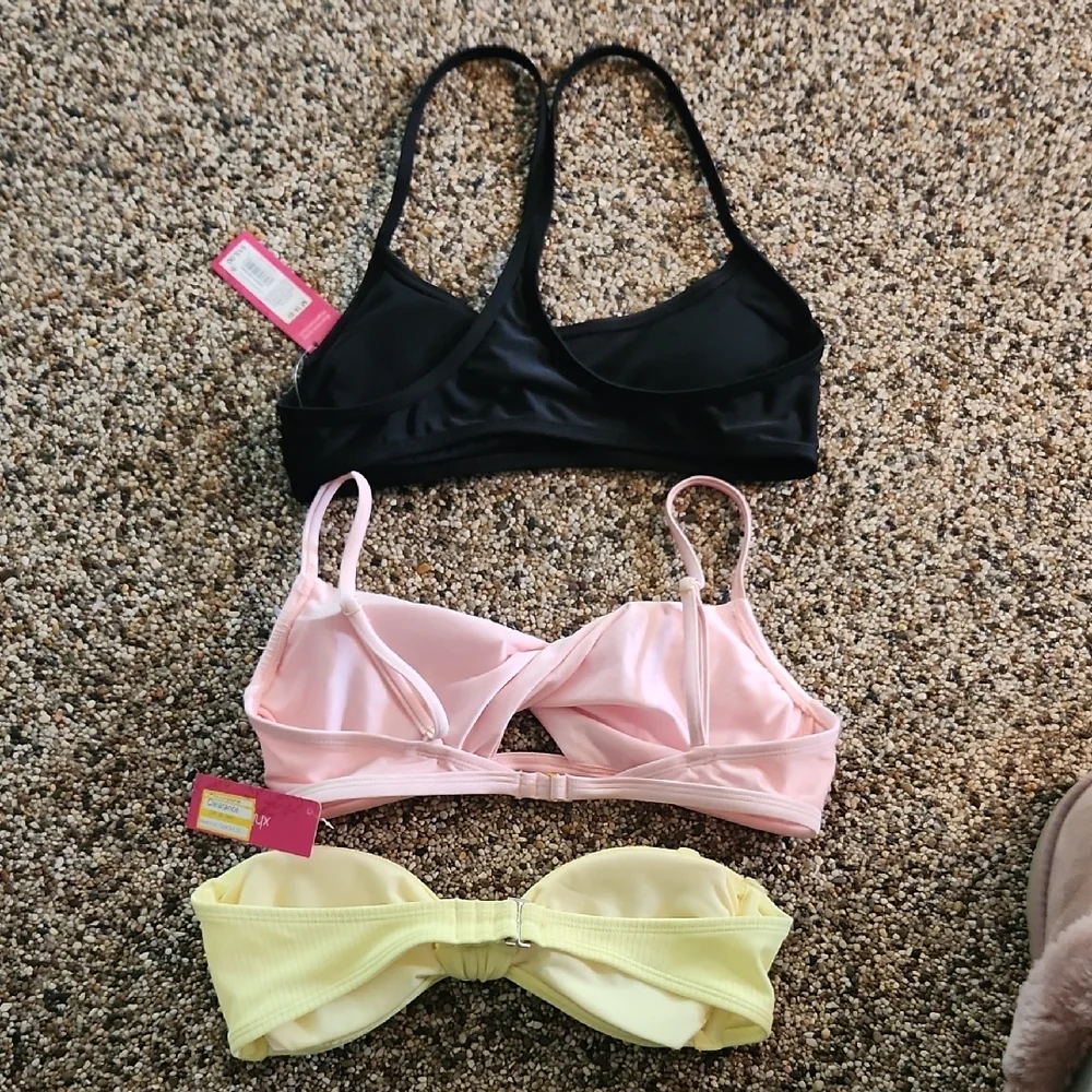 Xhilaration Women's Bikini‎ Set - Black, Pink, Yellow