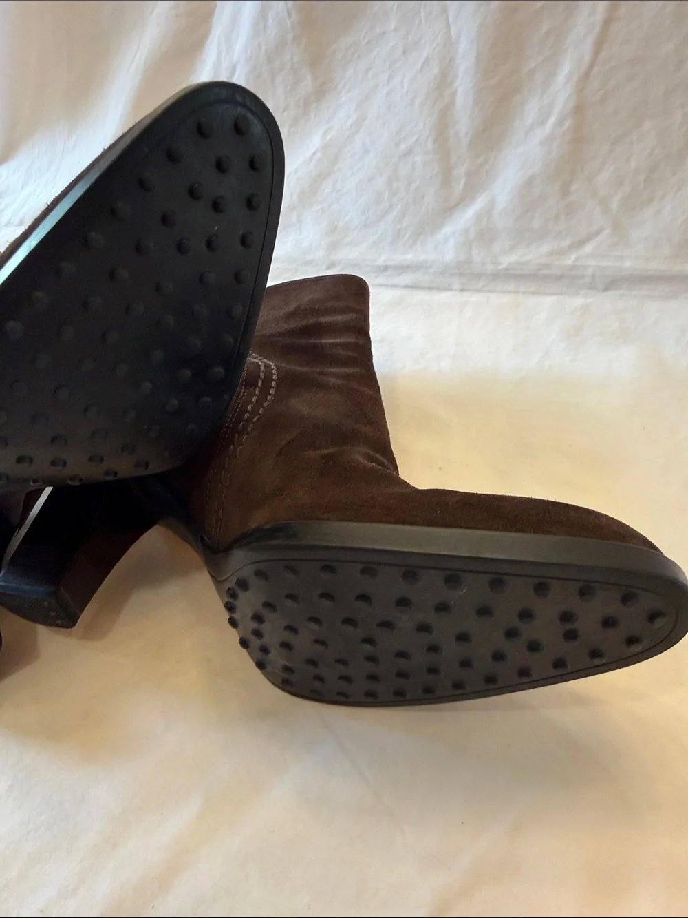 Tod’s Women's Dark Brown Suede Ankle Boots