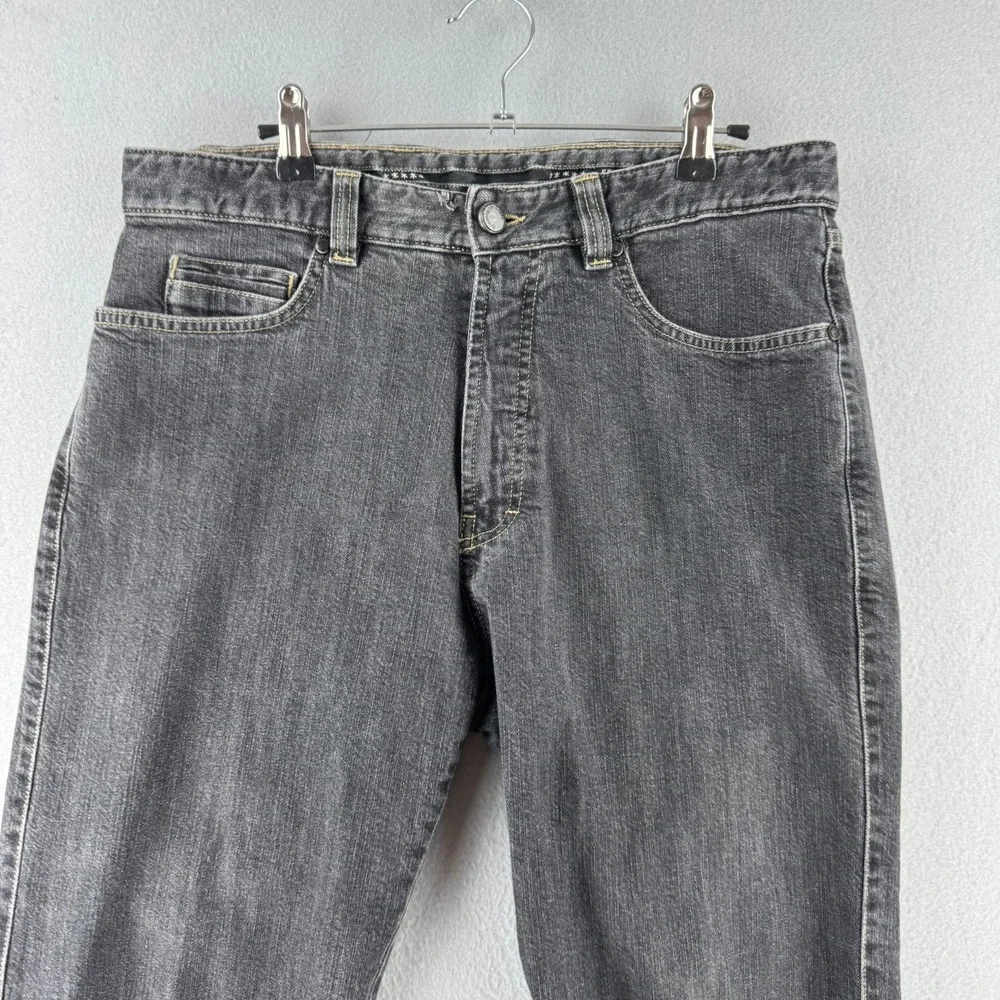 Ermenegildo Zegna Jeans Mens 34 (Fits 33x30) Gray‎ Denim Straight Leg Italy