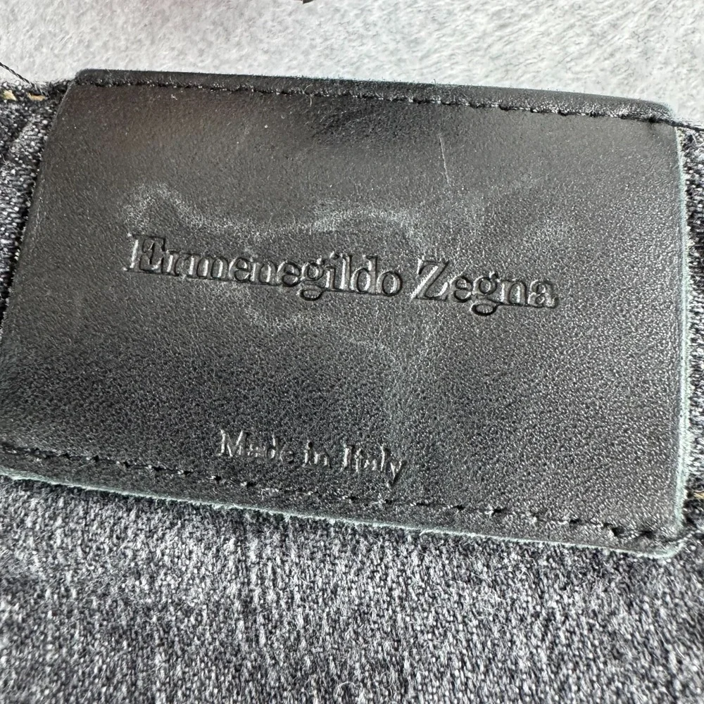 Ermenegildo Zegna Jeans Mens 34 (Fits 33x30) Gray‎ Denim Straight Leg Italy