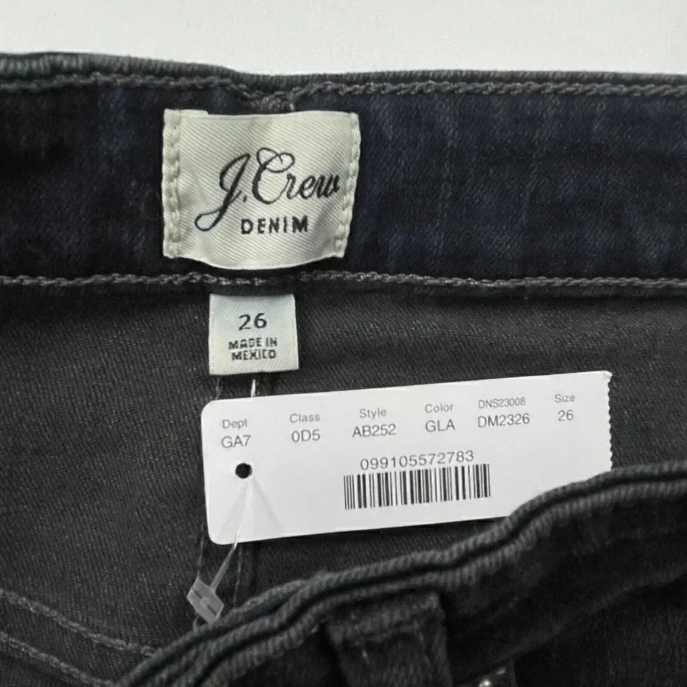 J. Crew Curvy Toothpick Skinny Jean Dark Wash NEW