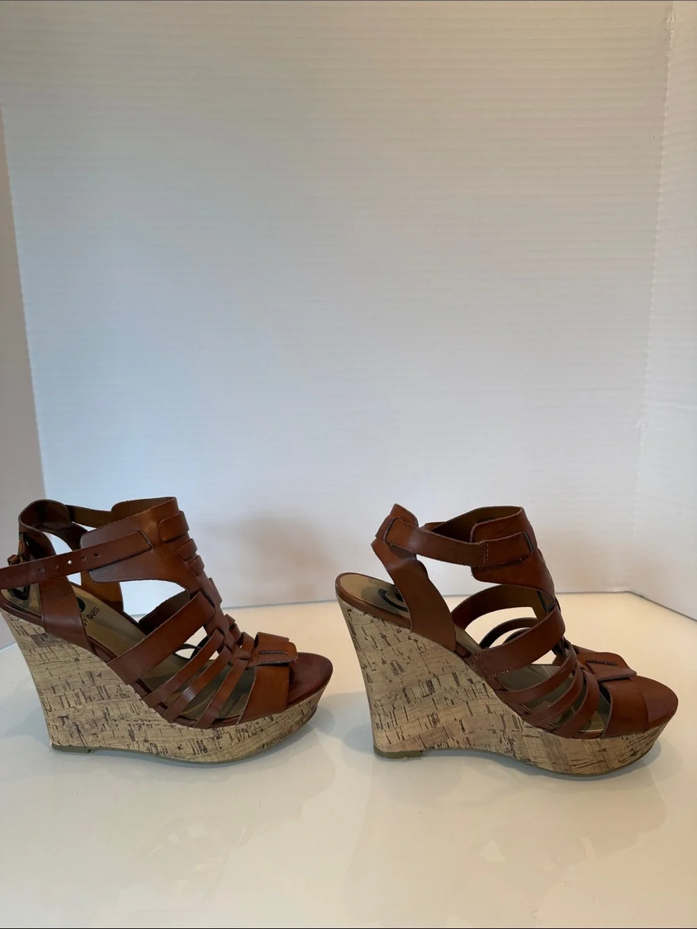 G by Guess brown strappy