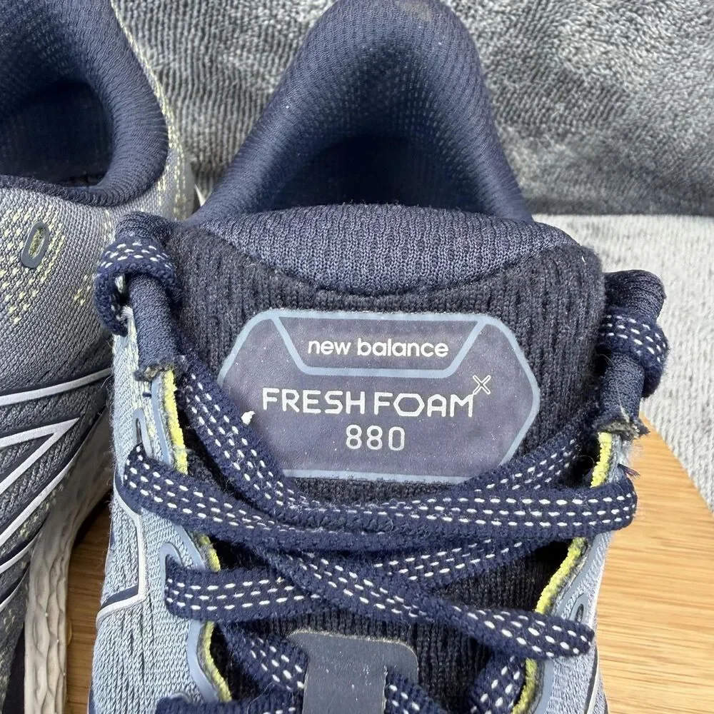 New Balance Fresh Foam 880 Shoes Men Size 10 4E Gray Running Sneakers No Insoles