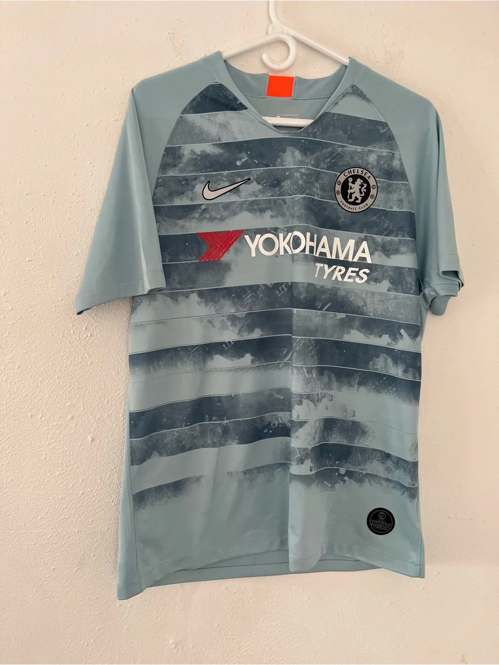 Nike Chelsea Away Jersey - Light Blue and Navy Accents