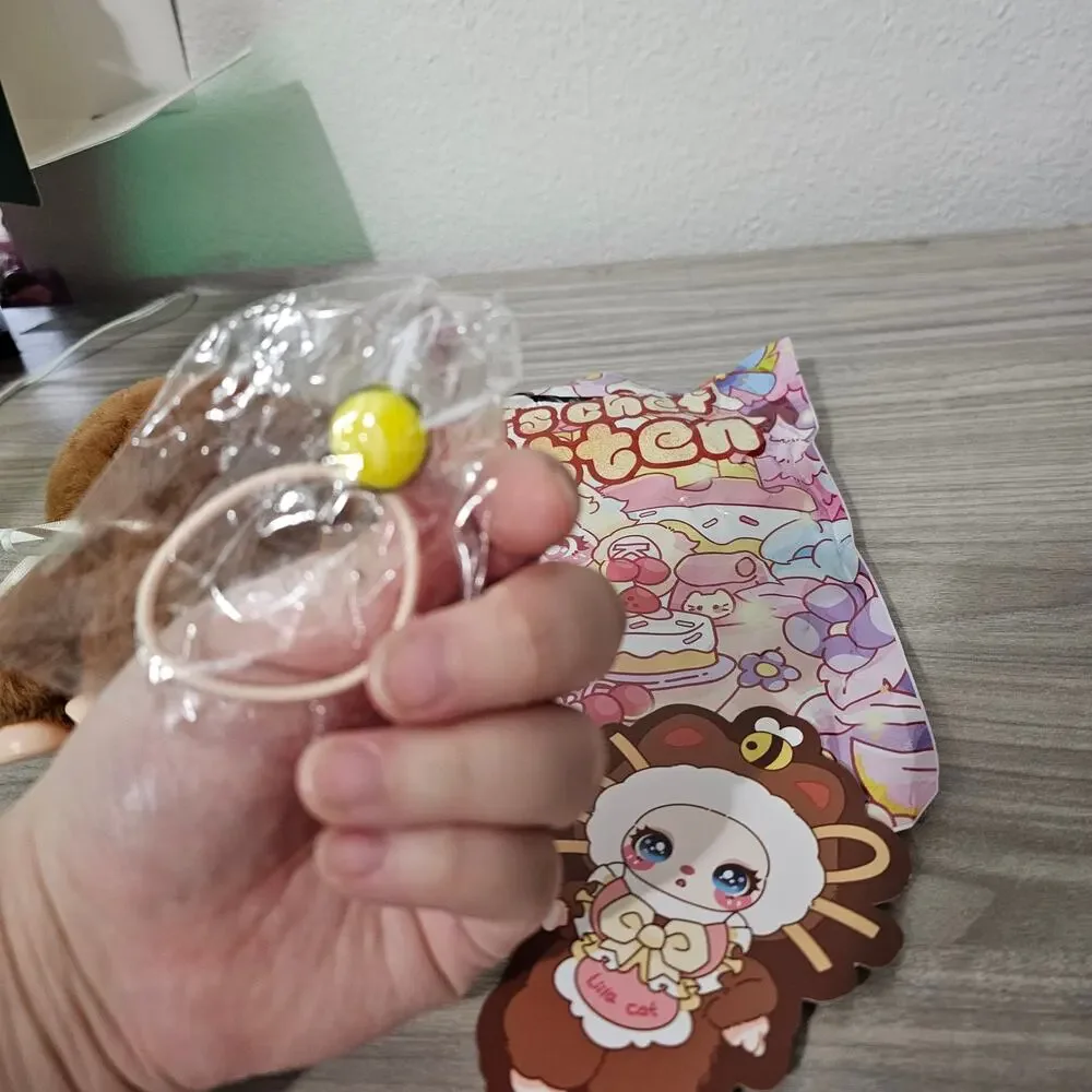 Liila's Chef Kitten Blind Box Chocolate Hug Roll Vinyl Plush Pendent NO BOX