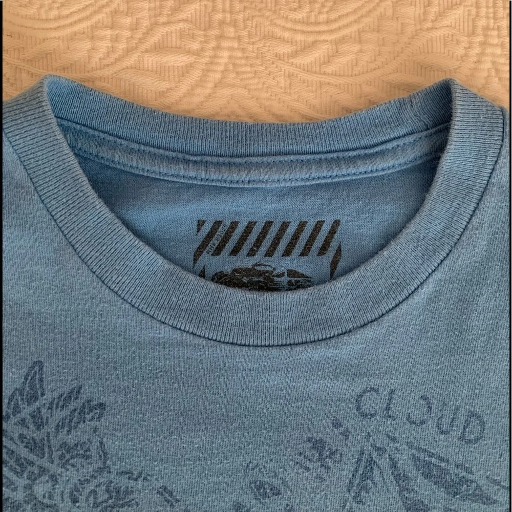 Big Movers Boys Size L (7) Blue Monster Truck Short Sleeve T-Shirt Graphic Tee