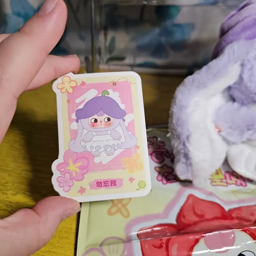 Baby Three Where's Spring Purple Bunny Rabbit 360 Boba Eyes Pink Hair O Mouth