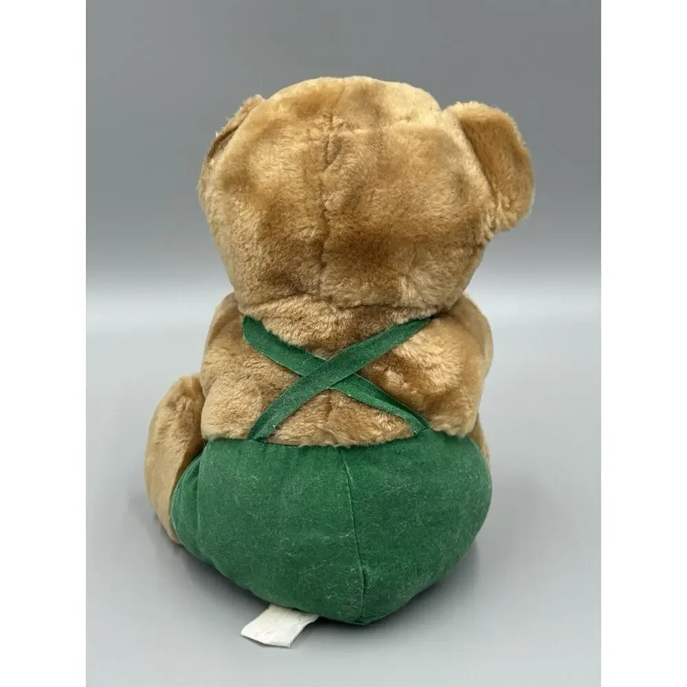 German Style Brown Teddy‎ Green Gerhardshofen Plush 9” Stuffed Animal