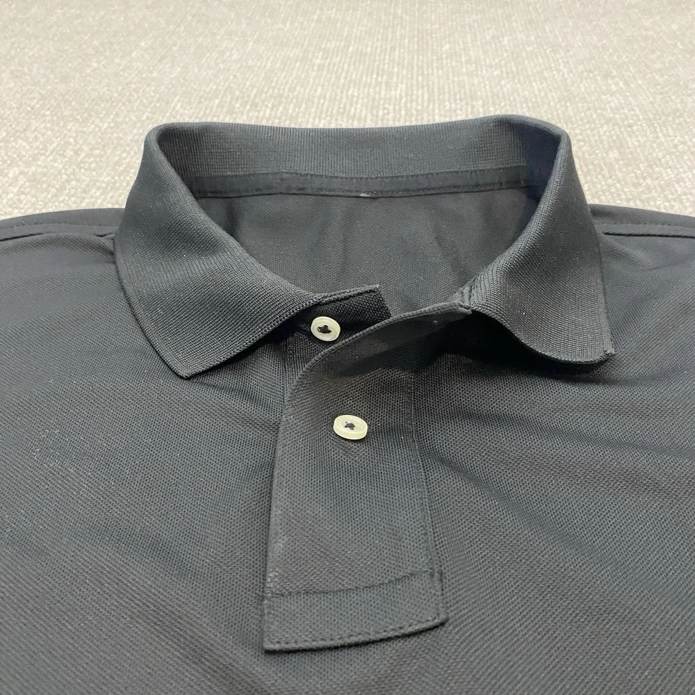 Polo Ralph Lauren Polo Shirt Men XL Black Performance Stretch Jersey Golf Preppy