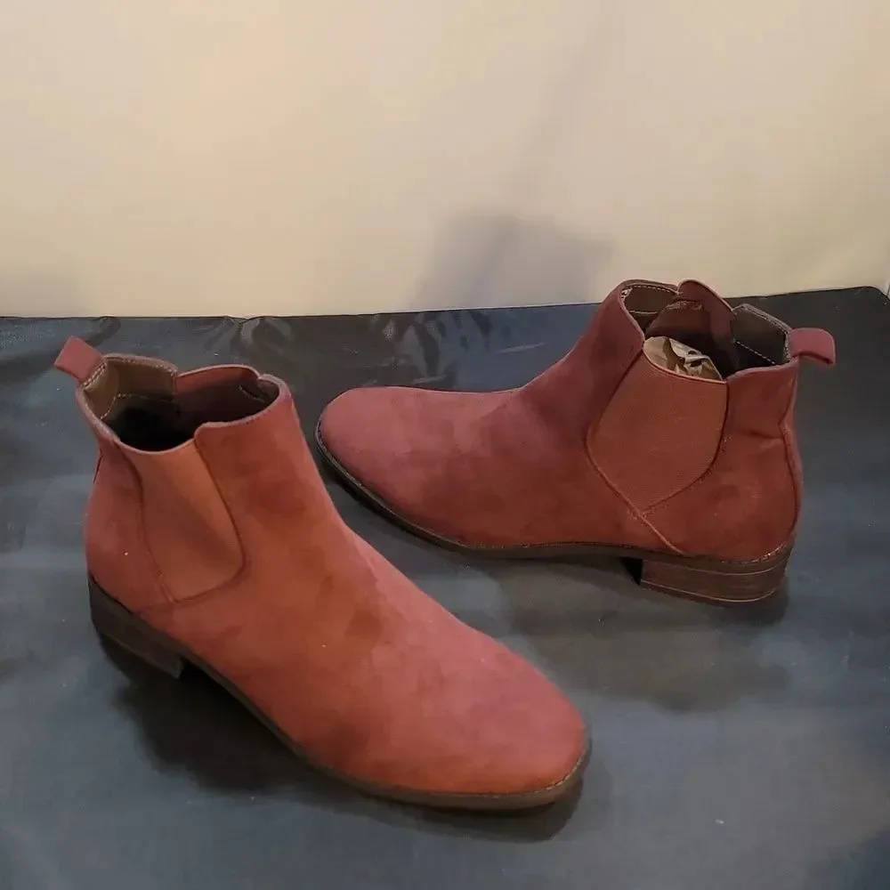 LOFT suede twin gore