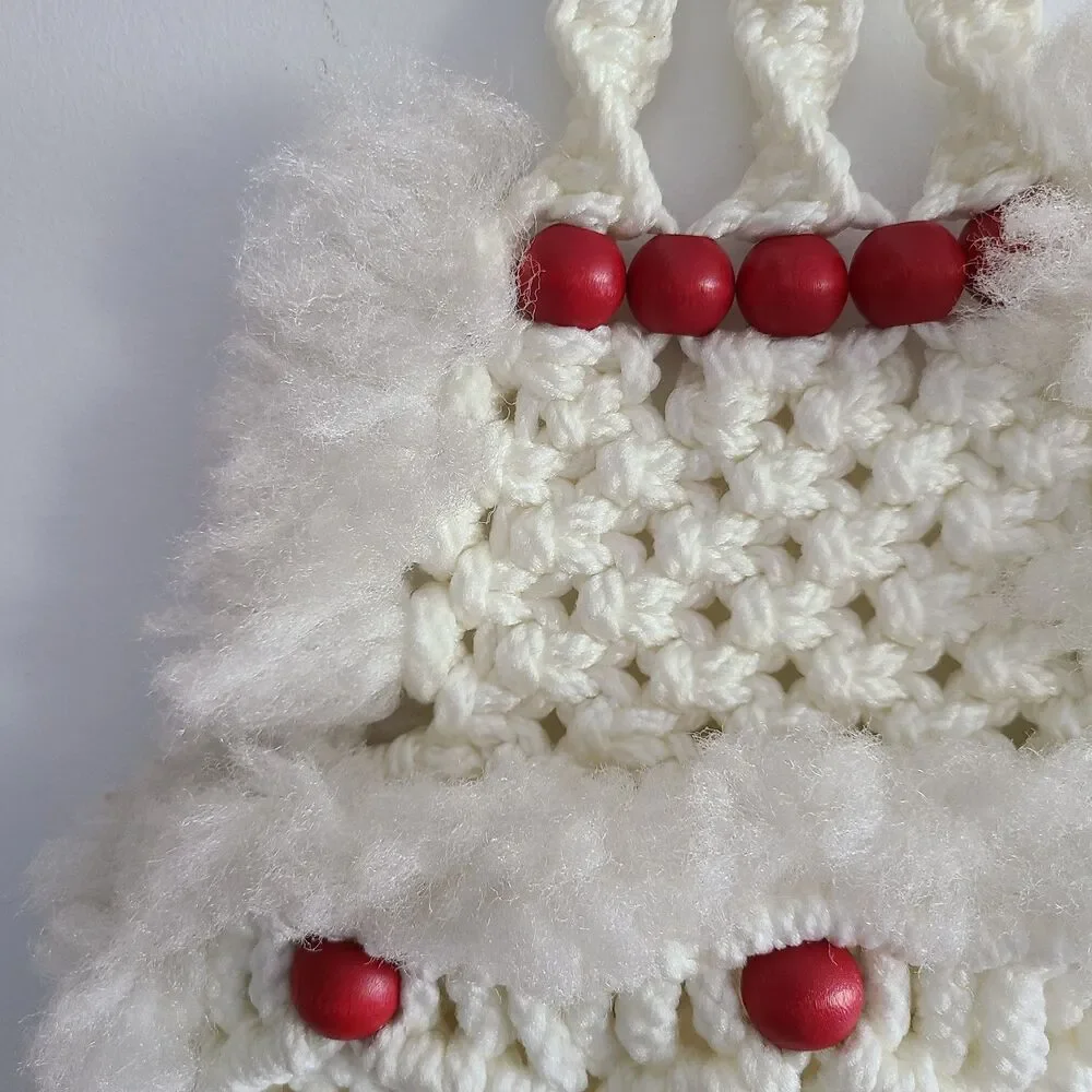 Vintage handmade macrame