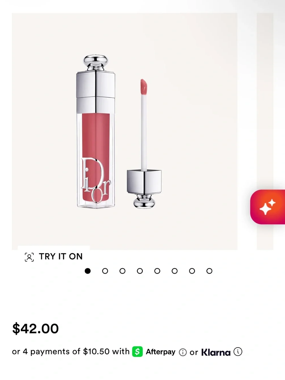 Dior plumping lip