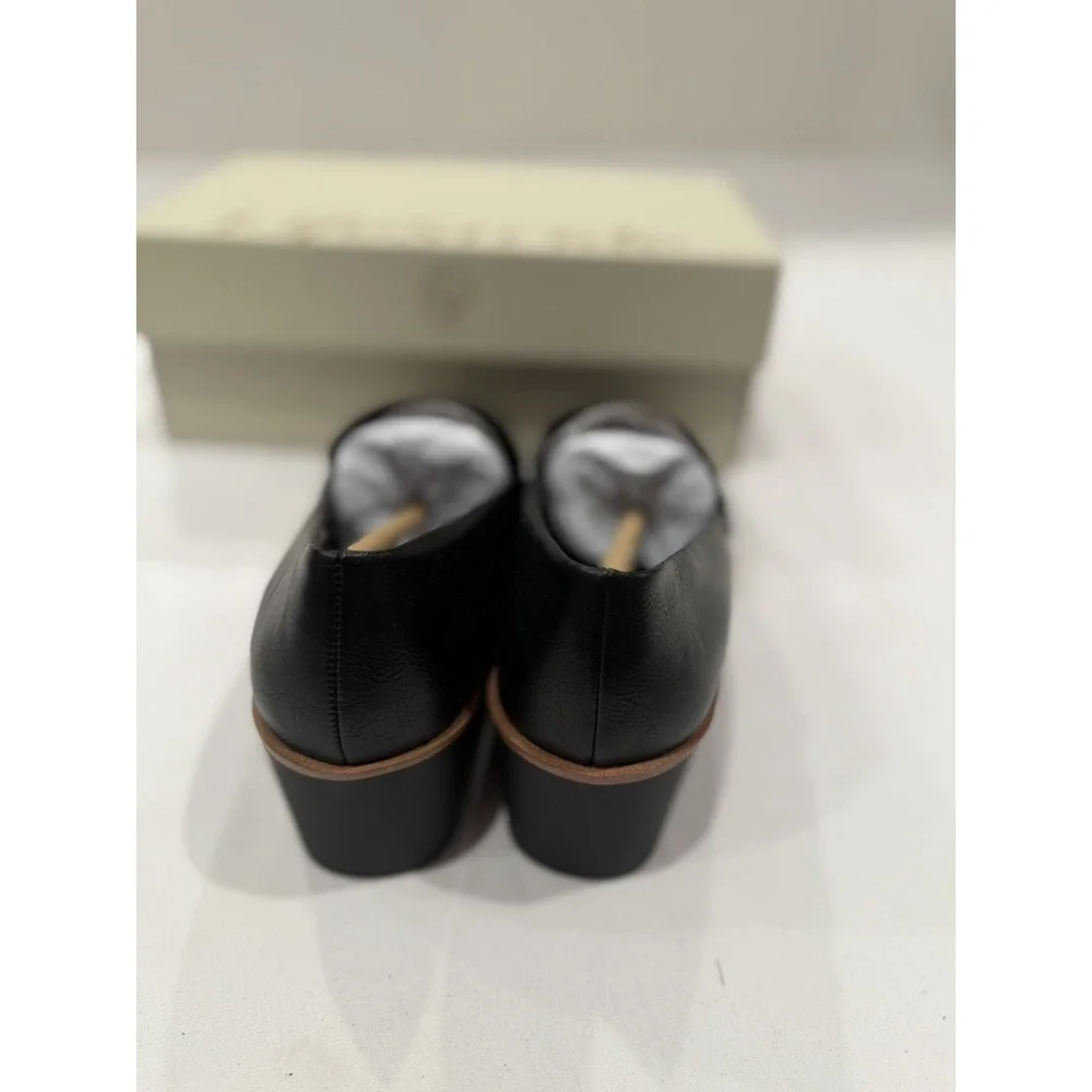 LifeStride Zed 2 Wedge Loafers size 6.5 women's, Black soft cushion shock absorb