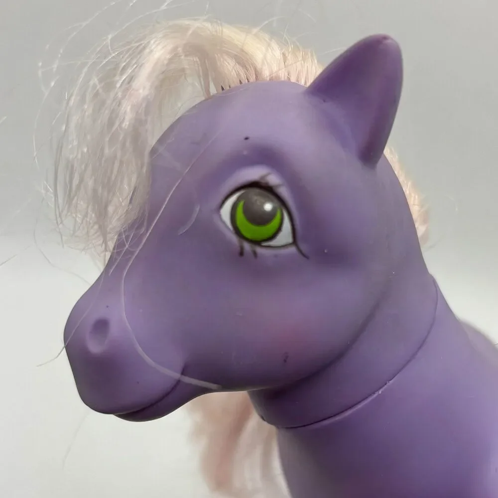 My Little Pony MLP G1 Romper Happy Tails 1984 Hasbro Working Squeezer Tail