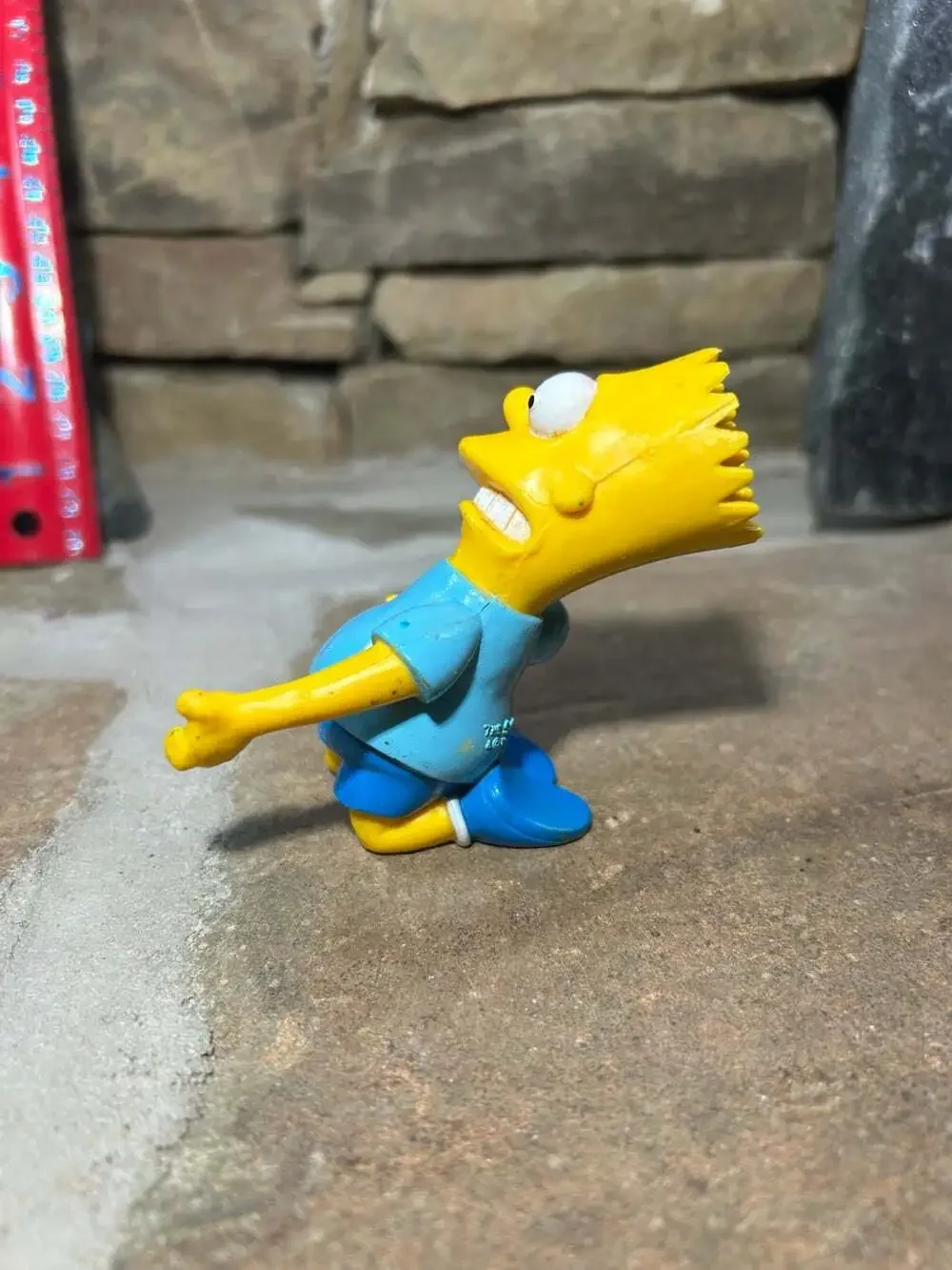 BART Simpson PVC figure from The Simpsons 1990 2”