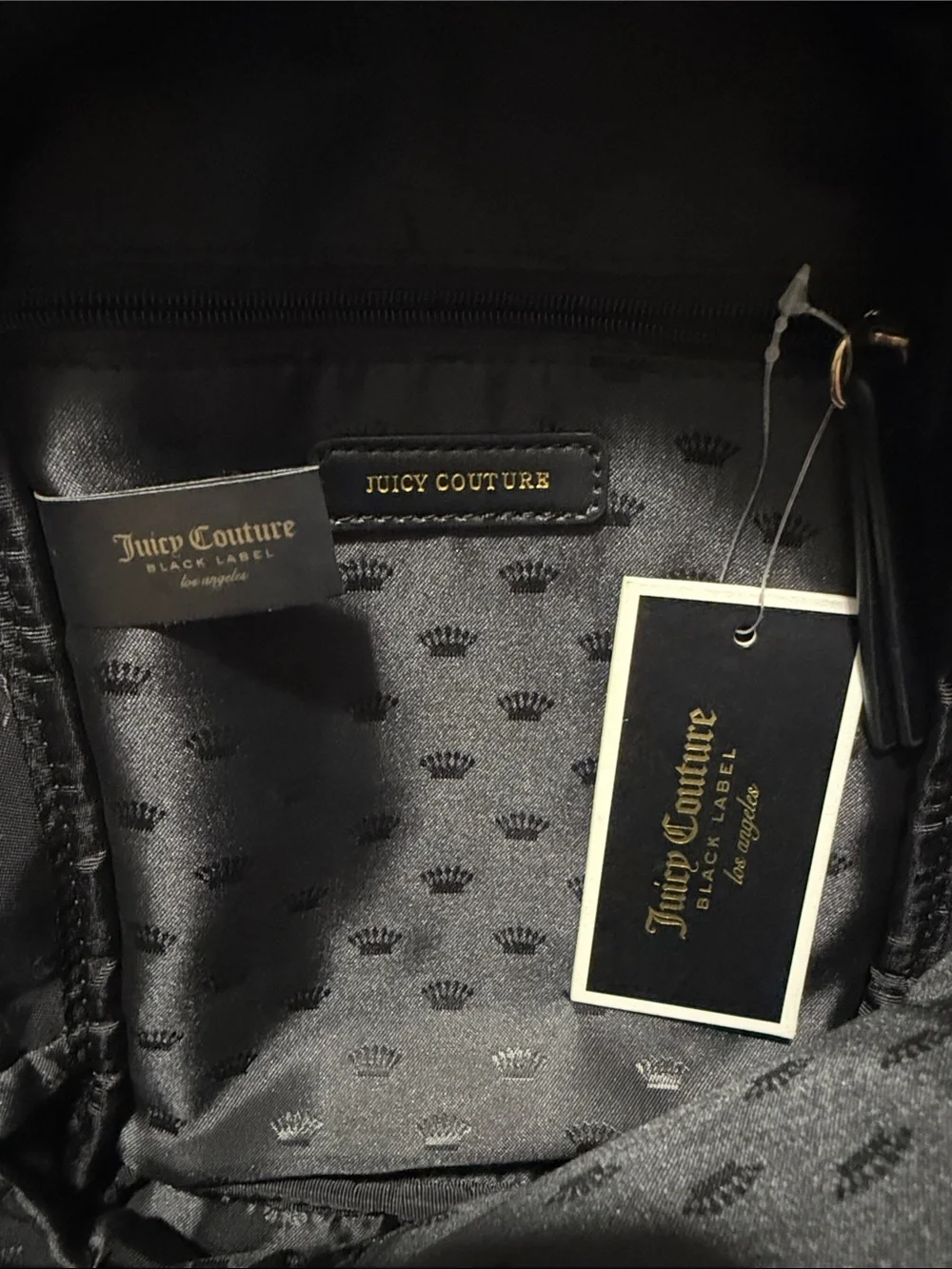 Juicy Couture black velvet