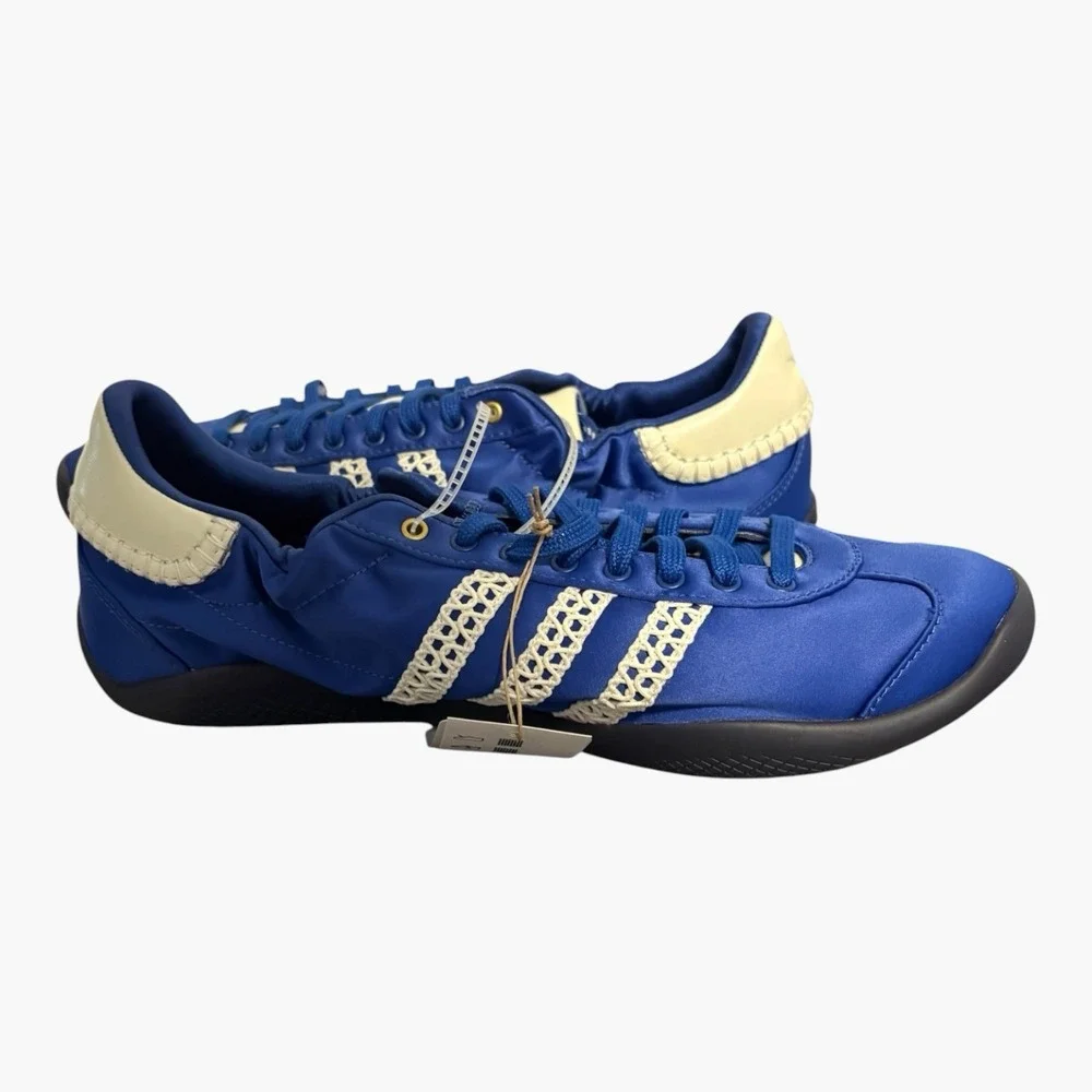 Adidas x Wales Bonner Karintha Satin Shoes Sneakers Royal Blue Men's 11.5 JR1774