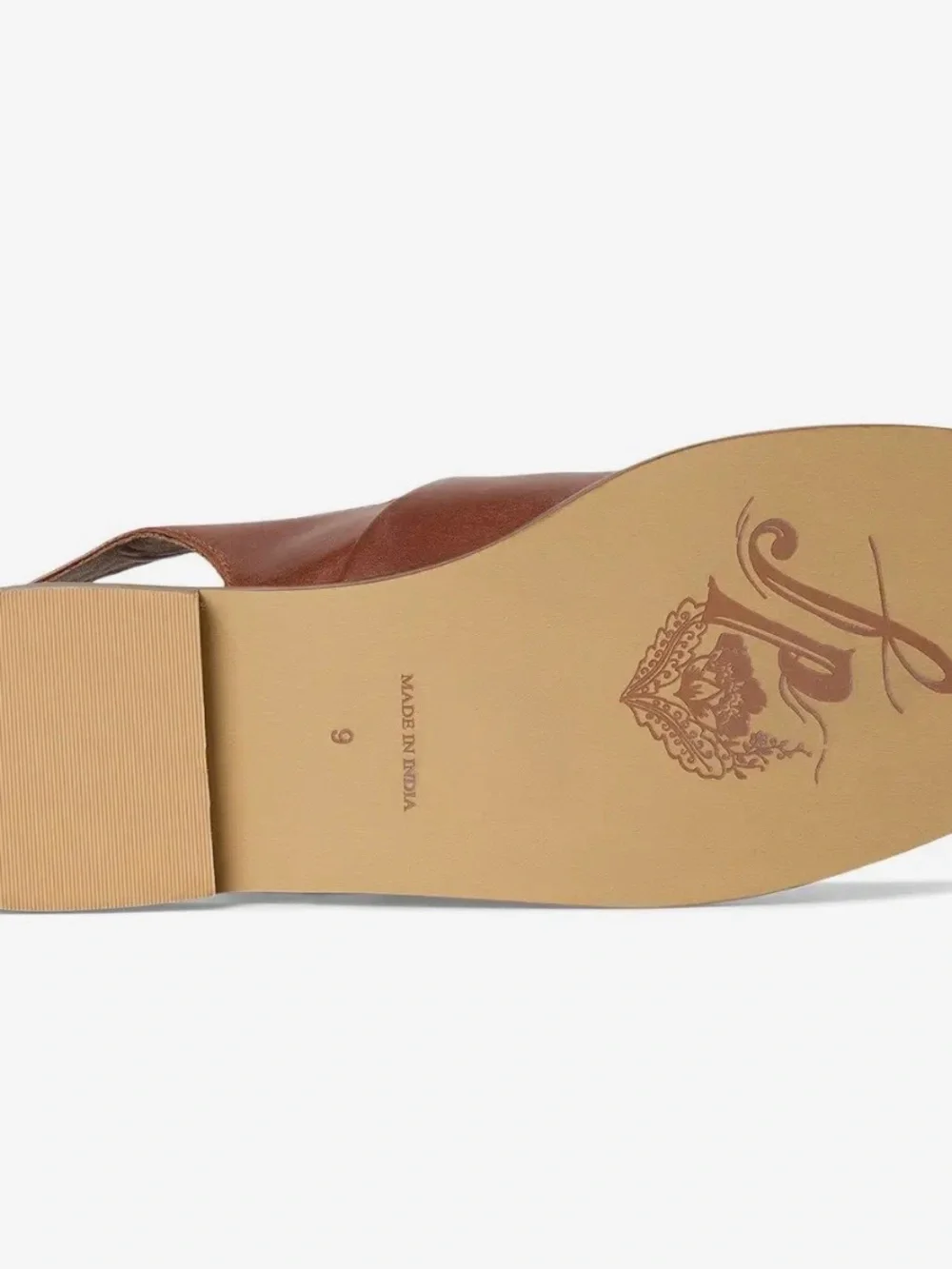 NEW Free People Womens Libby Fisher Sandals Brown Leather Strappy Slingback 9.5