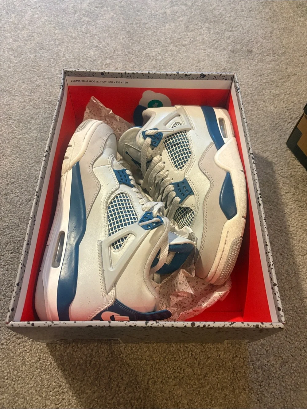 Nike Air Military Blue Jordan 4