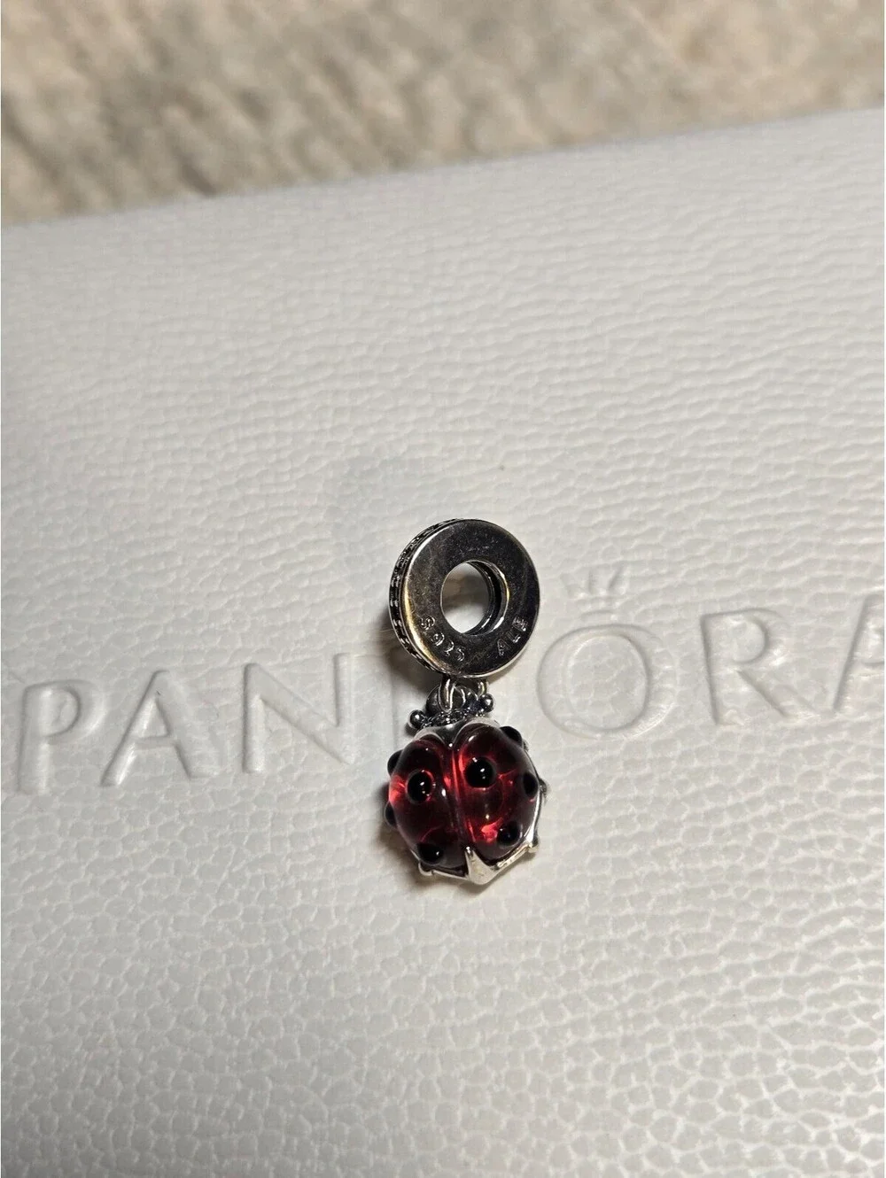 Pandora s925 ale charm ladybug
