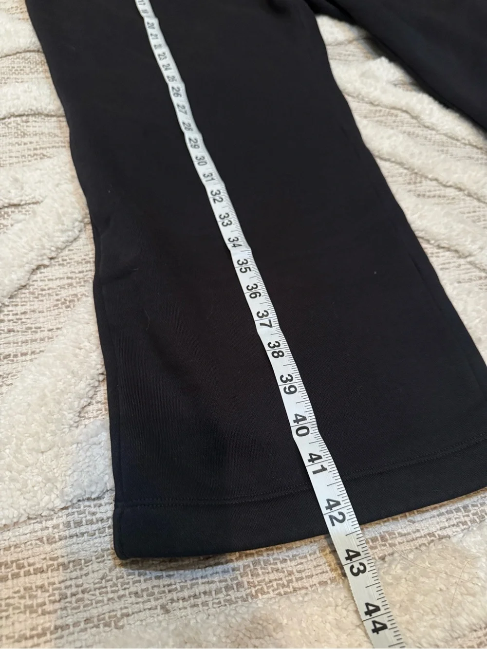 SKIMS FLEECE LOUNGE Mens Classic Straight Leg Pant Washed Onyx Black 5X NWT!!