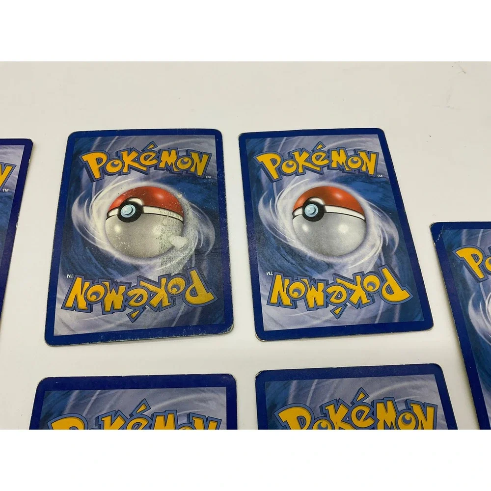 Pokemon Water Type Card Lot 7pc Squirtle Lombre Reverse Holo Blue TCG Bundle