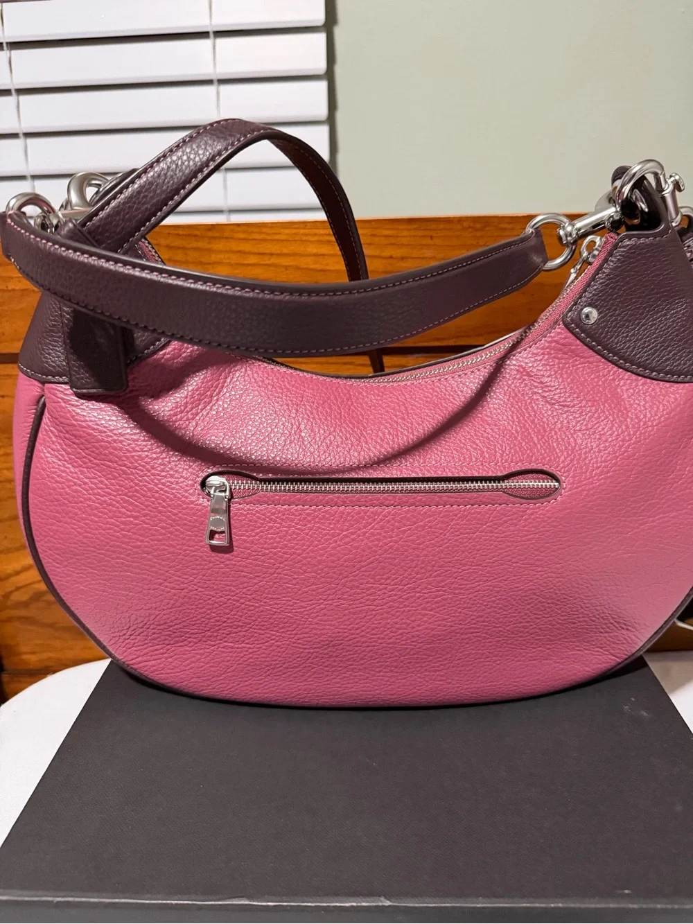 Coach pebbled leather