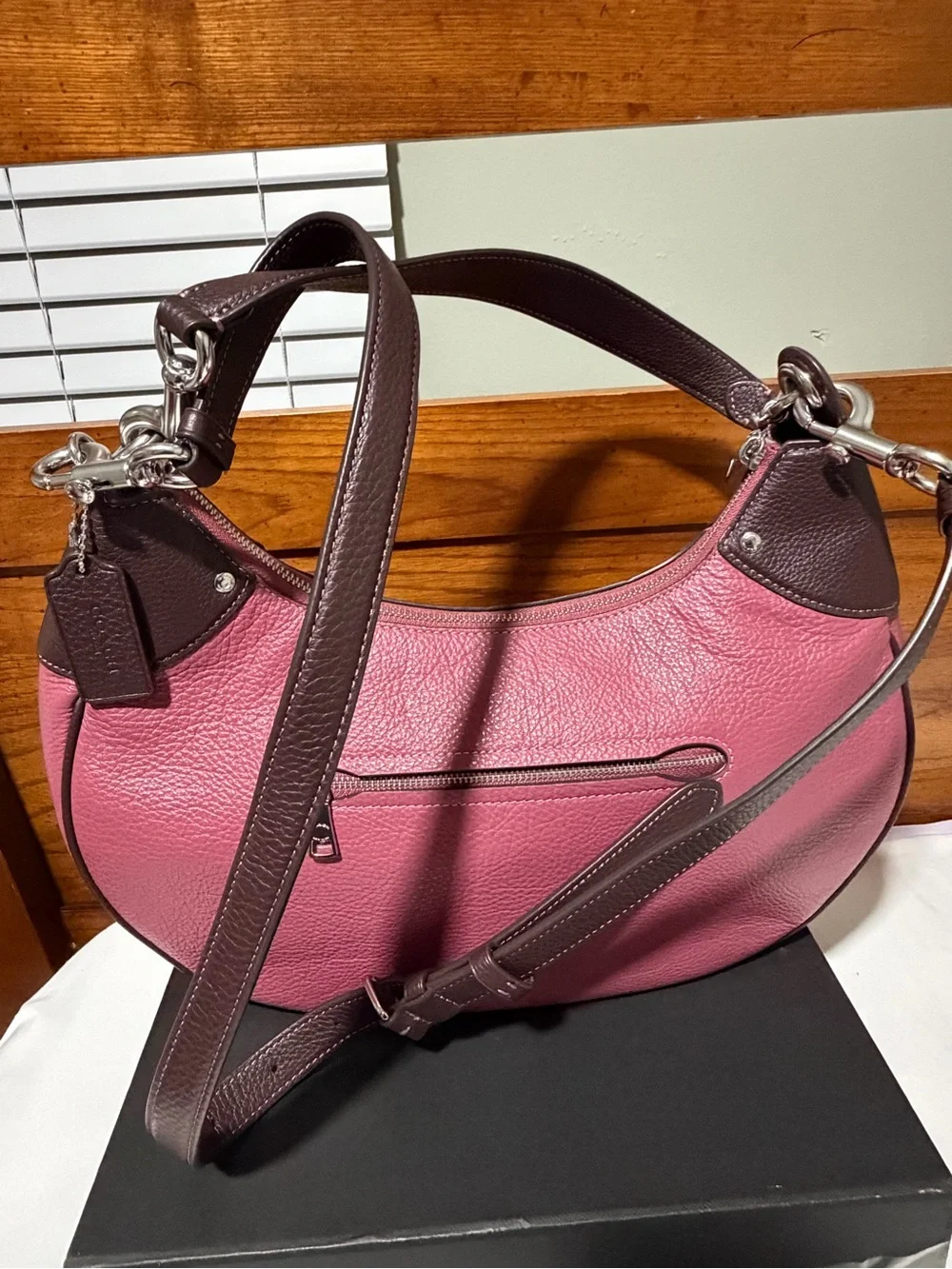 Coach pebbled leather