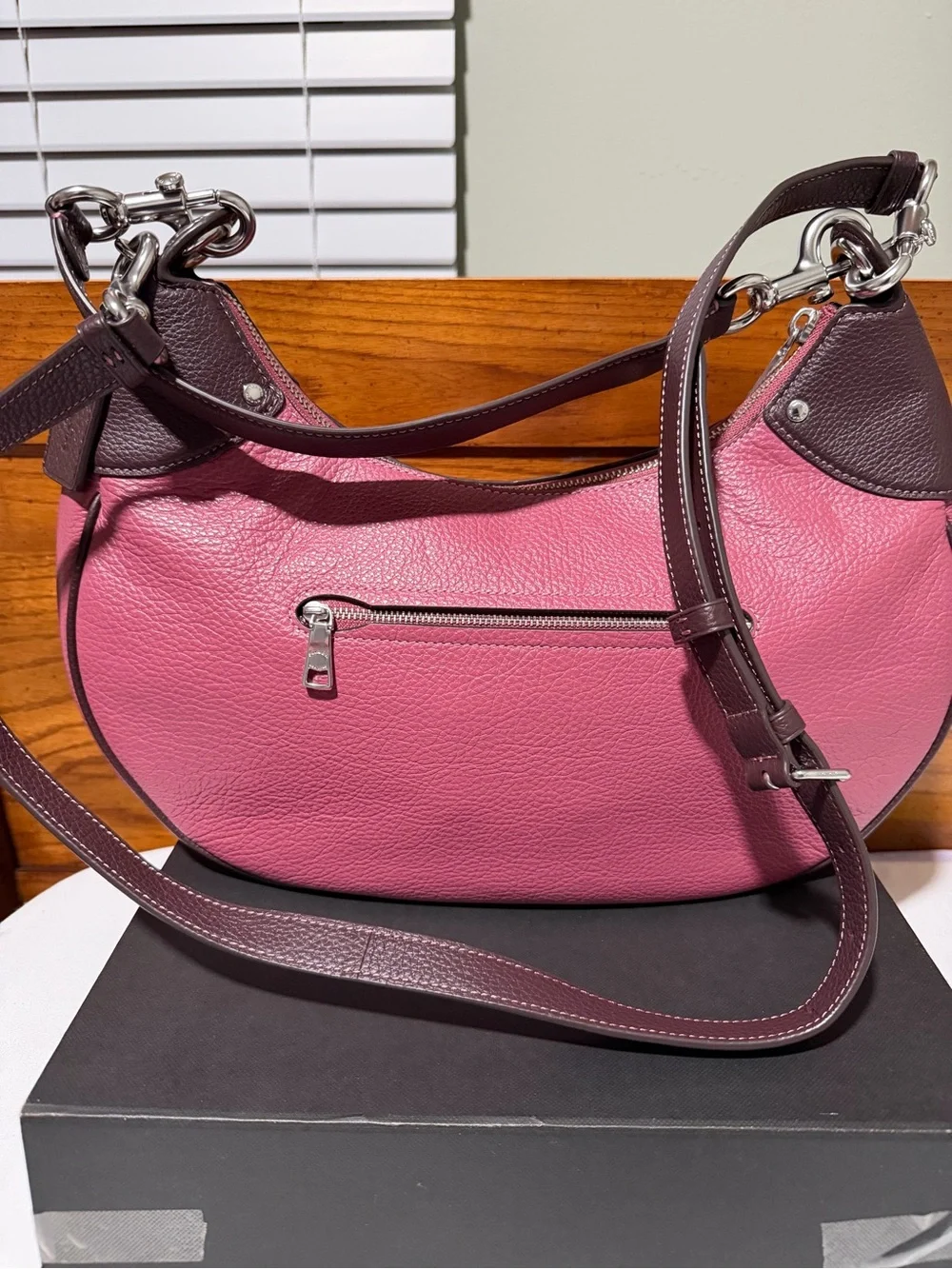Coach pebbled leather