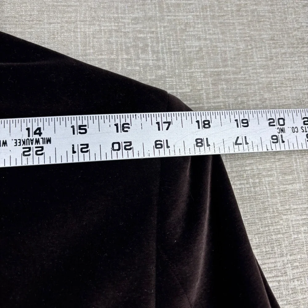 Banana Republic Mens 38R Tailored Fit Velvet Blazer Sport Coat Brown Cotton