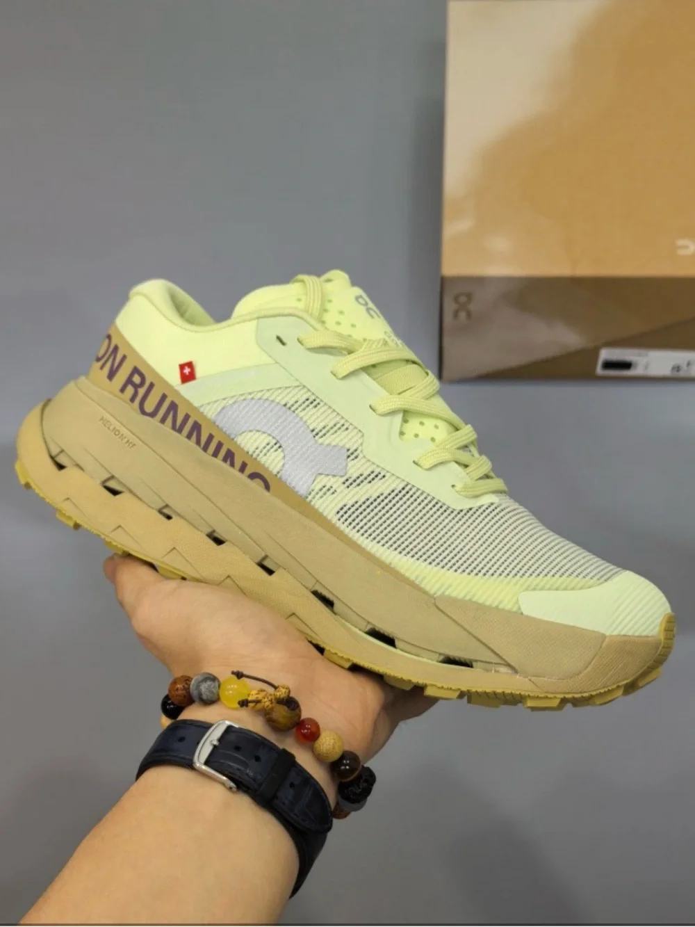 Cloudultra 3 Men's Sneakers - Pale Yellow & Tan