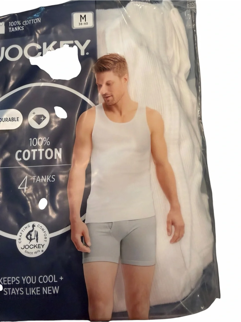 Jockey designer white