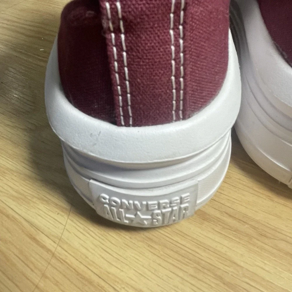 Converse Chuck Taylor All Star Platform High Top womens 6 Canvas Beetroot Red