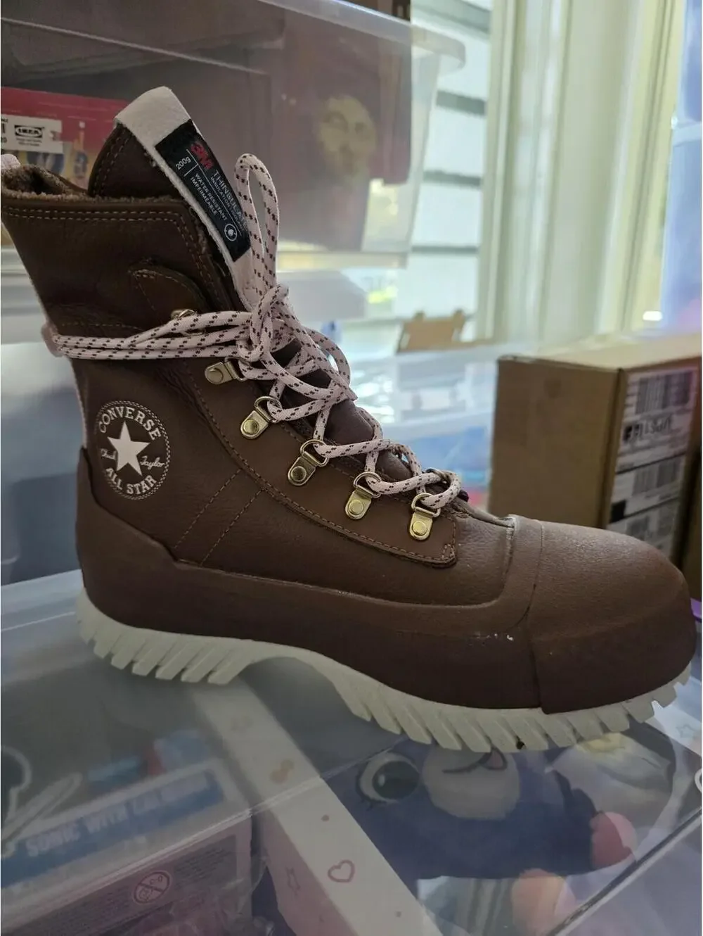 Chuck Taylor All Star Lugged 2.0 CC X-Hi Waterproof Brown W 7.5/ M 5.5