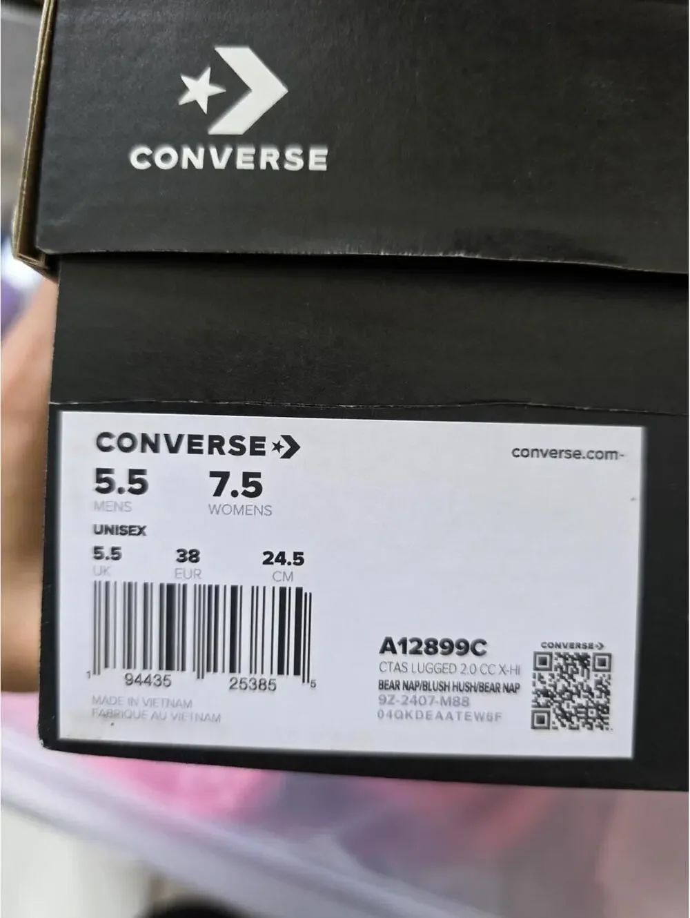 Converse cold weather
