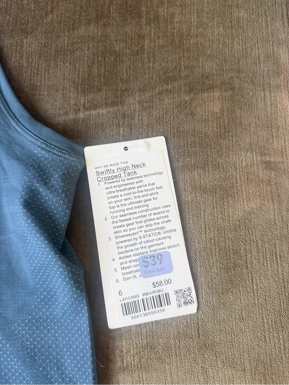 Brand New Lululemon Tank