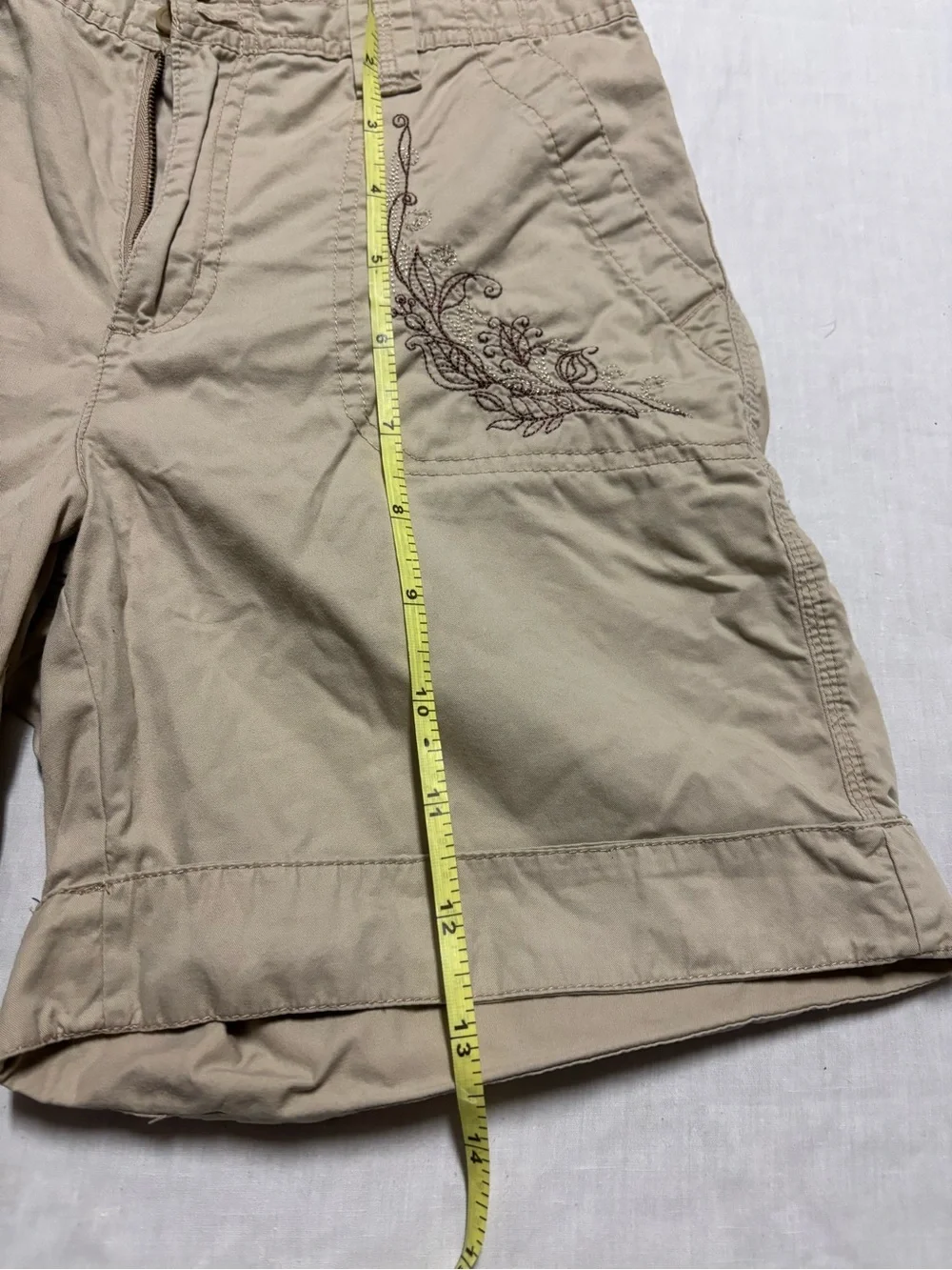 Basic Editions embroidered cargo