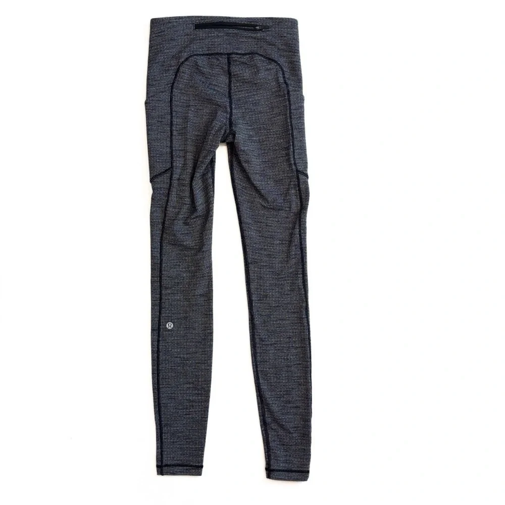 Lululemon Speed Up Tight 28 Luxtreme Luon Variegated Knit Heathered Leggings