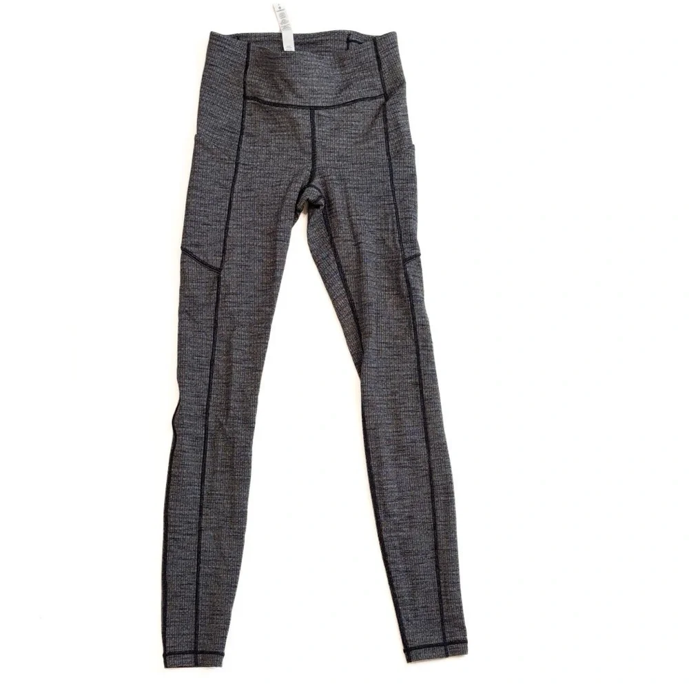Lululemon Speed Up Tight 28 Luxtreme Luon Variegated Knit Heathered Leggings