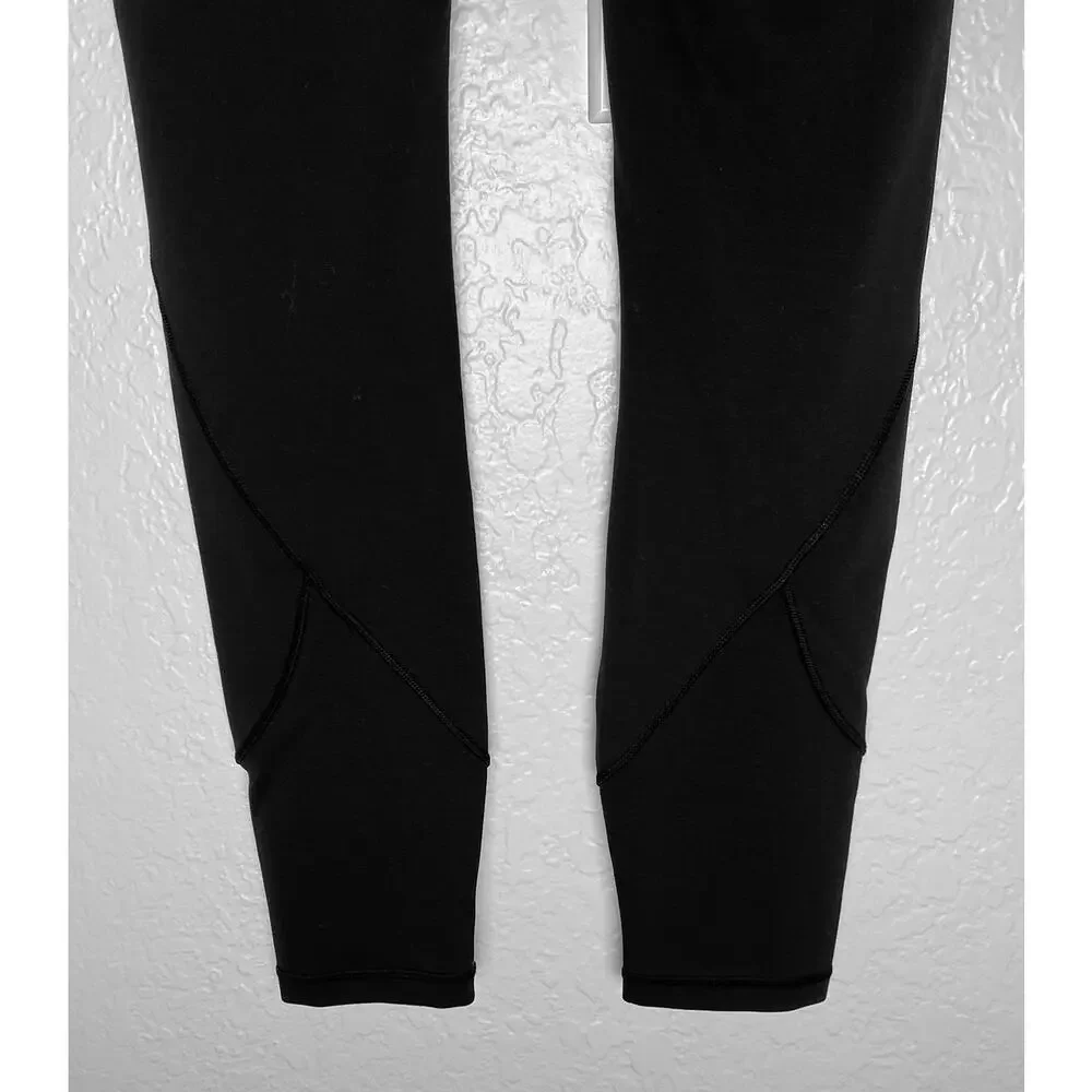 Lululemon Women's Black High Rise Leggings Yoga Workout Gym‎ Athleisure Luxtreme