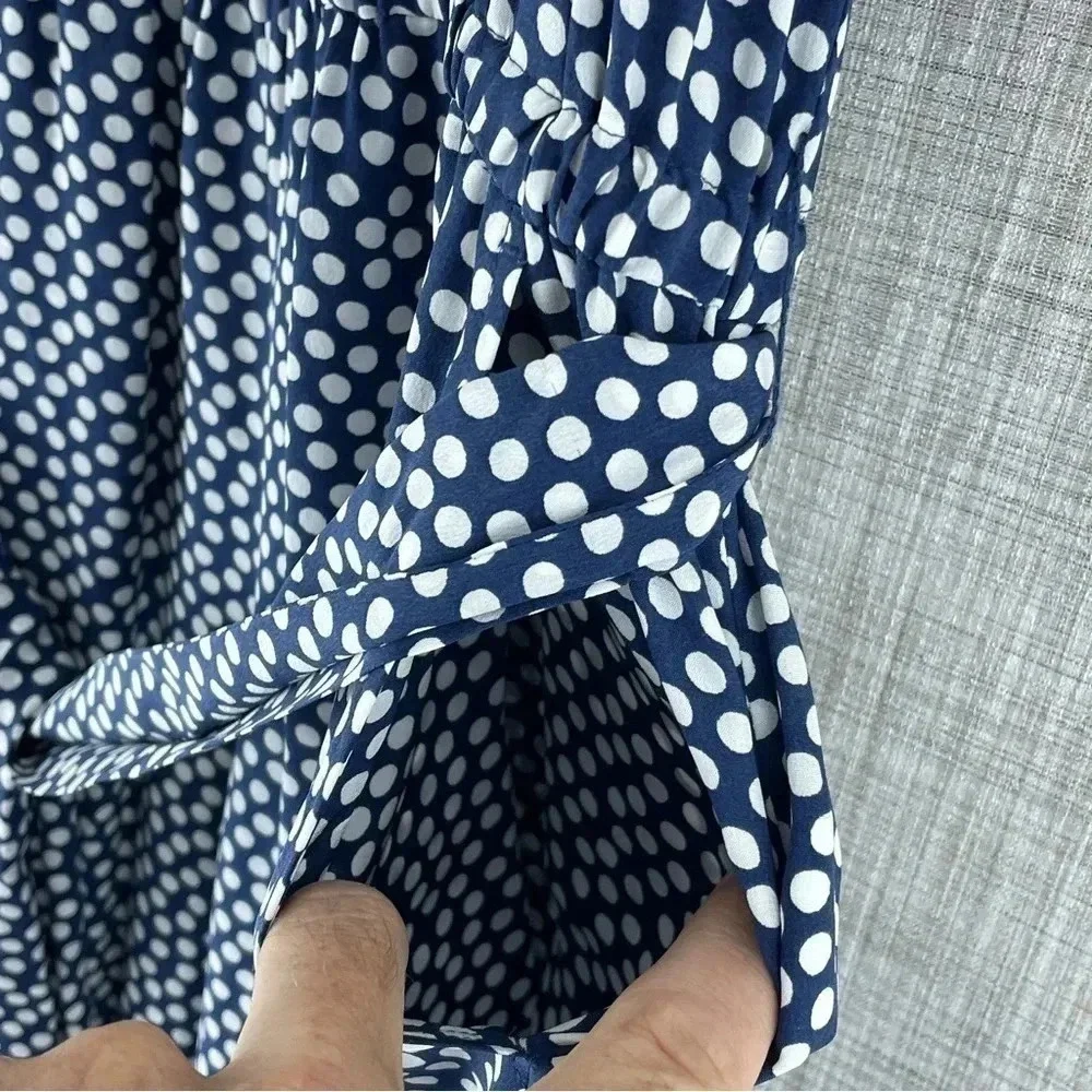 NWT Tory Burch Silk Polka Dot Jumpsuit M 3164