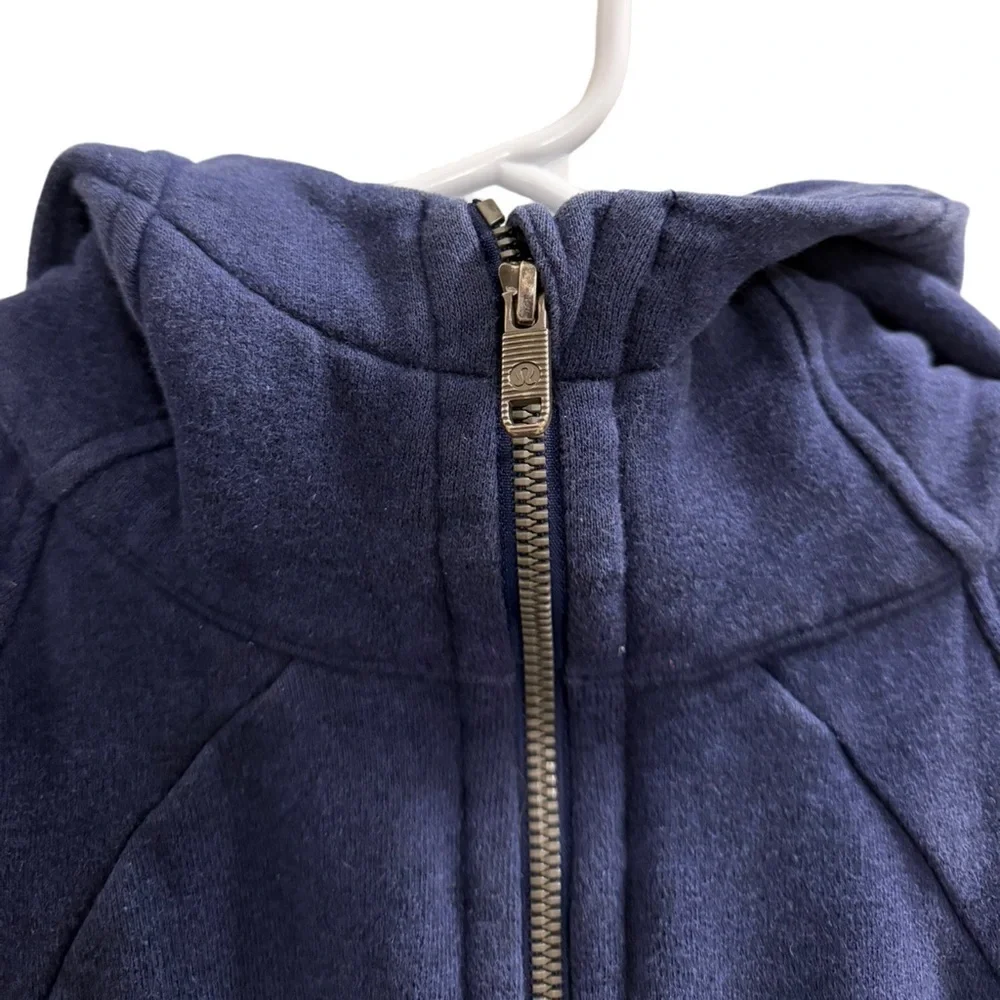 LULULEMON Scuba Hoodie Light Cotton Fleece Blue Size 6
