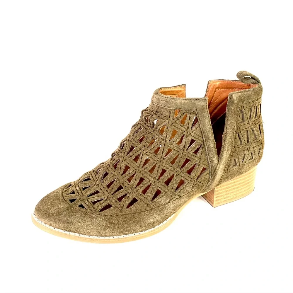 Jeffrey Campbell olive suede