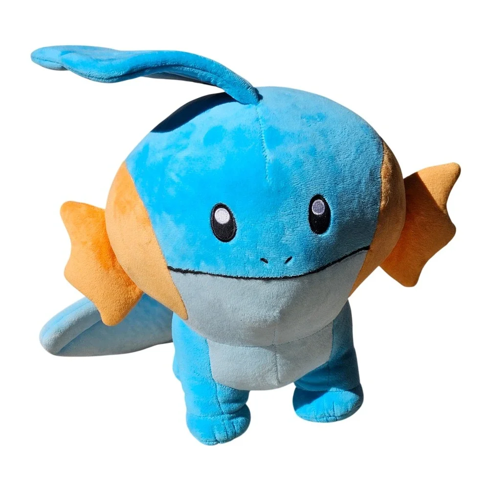 Build-A-Bear Pokemon Mudkip Plush 13 Inch Blue Orange Stuffed Animal Hoenn Water