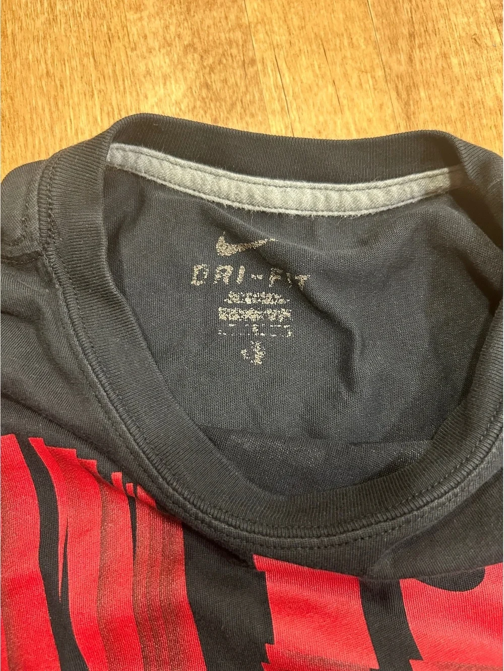 Nike Black Dri-FIT 'Just Do It' T-Shirt Size S