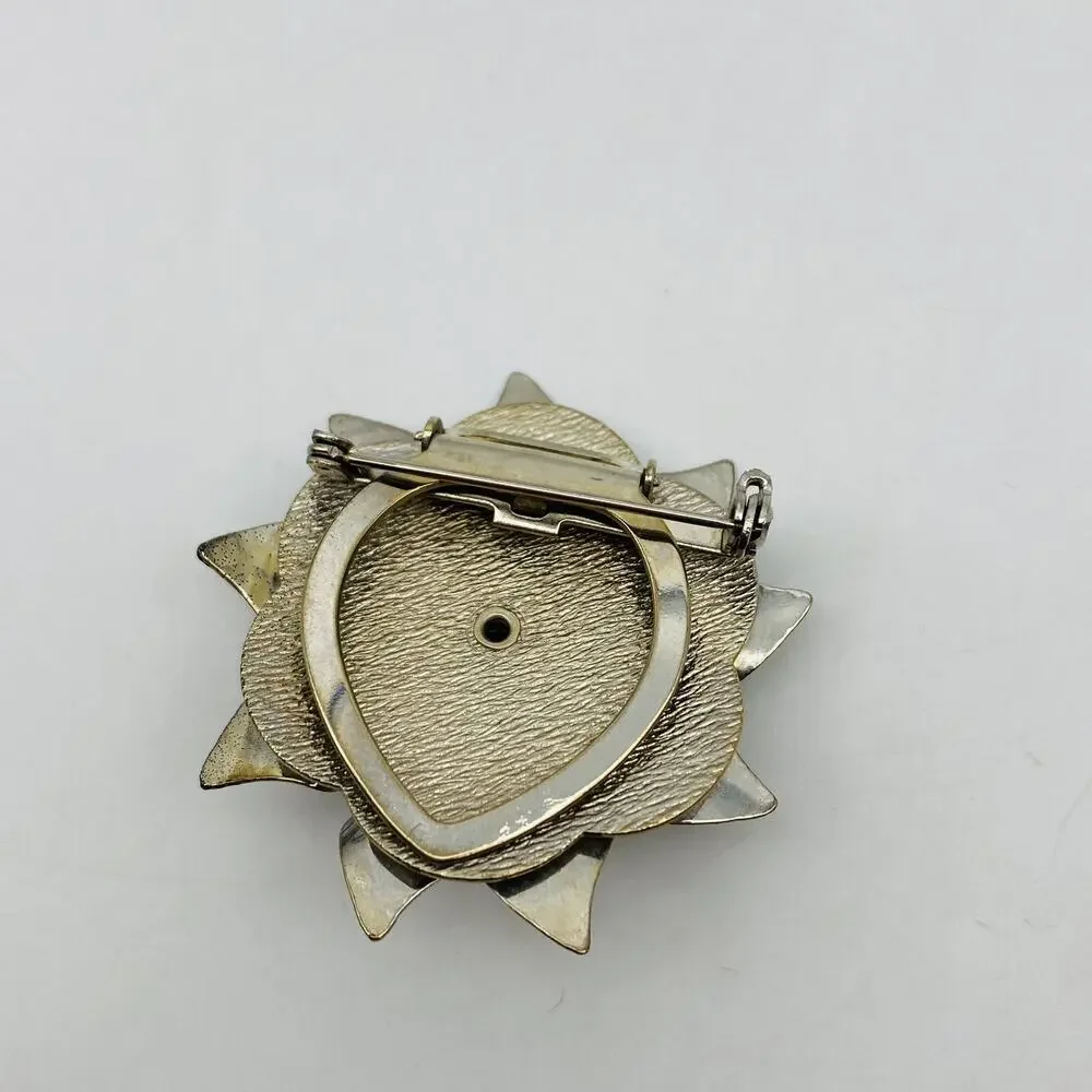 Sarah Coventry clip silver pin