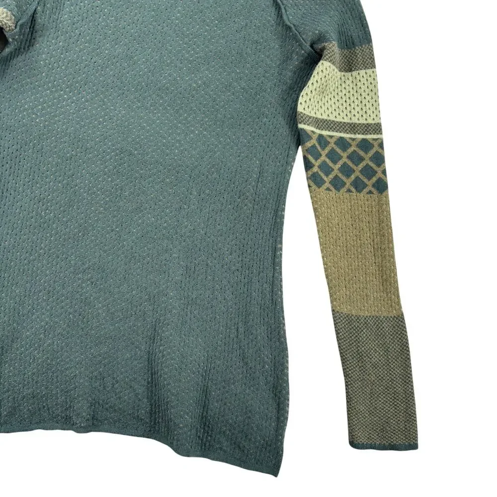 Krimson Klover Merino Wool Silk Hoodie Sweater M Gorpcore Après Ski Tunic