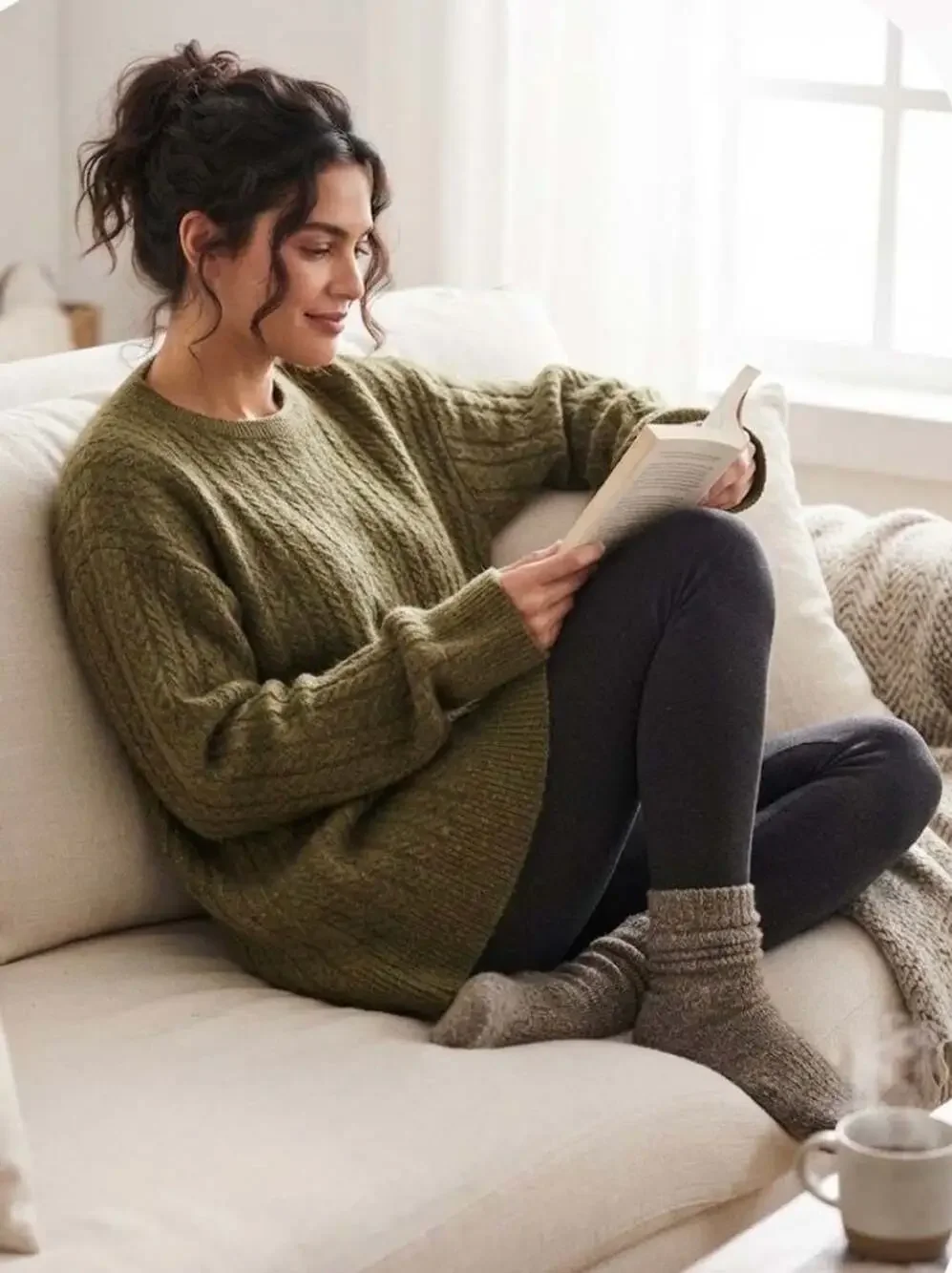 Neiman Marcus olive green