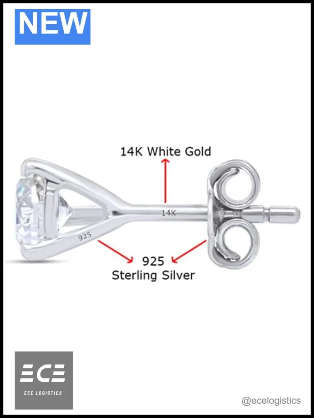 N/A elegant moissanite